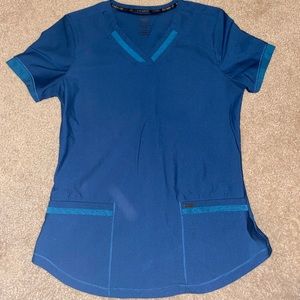Caribbean blue I flex Cherokee scrub top